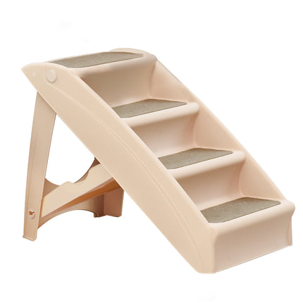 PaWz Pet Ramp Indoor Dog Steps Stair Brown-1975420445326970880