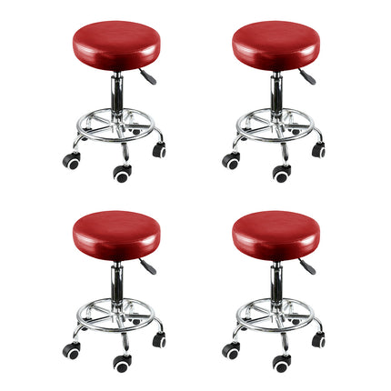 Levede 4x Salon Stool Swivel Barber Stools-2006732742766759936