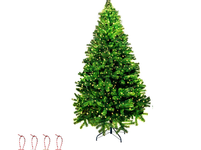 SANTACO Christmas Tree 1.8M 6Ft 350LED 1.8 Meter-1864184747056566272