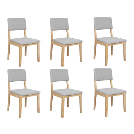 Levede Dining Chairs 6 Upholstered Kitchen Chair-2006732735825186816