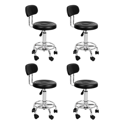 Levede 4x Salon Stool Swivel Bar Stools-2006733382465228800