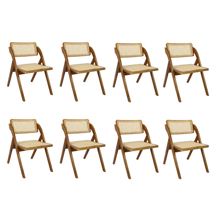 Levede 8X Foldable Rattan Dining Chairs-2006732727235252224