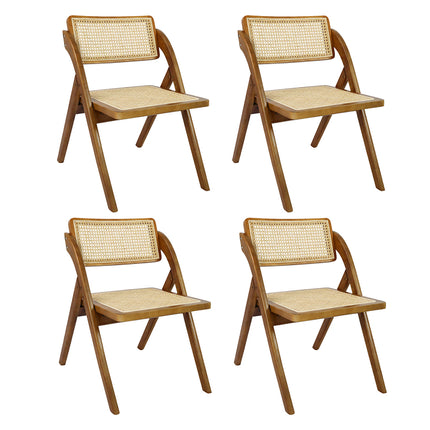 Levede 4X Foldable Rattan Dining Chairs-2006732726866153472