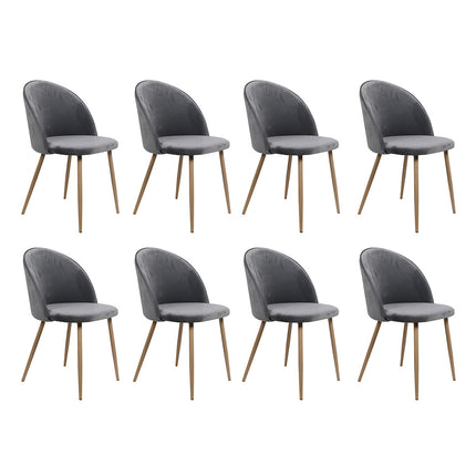 Levede 8x Dining Chairs Seat French Grey-2006732721086402560
