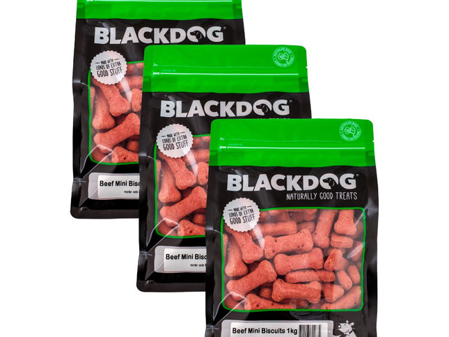 Blackdog Mini Beef Biscuits 1kg x 3pk-2006732753978134530