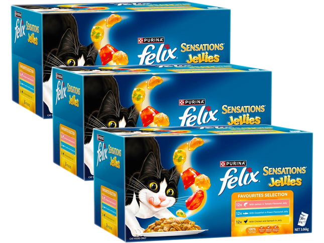 Felix Sensation Jellies Favourites Selection 36x85g x3-2017004933370482688