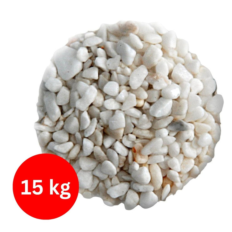 3x Showmaster 4-6mm Snow White Pebbles 5kg-2018816778007875584