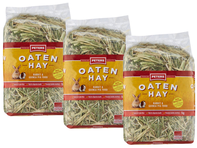 Peters Oaten Hay 1kg x3-2017004950411939840