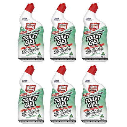 White King Toilet Gel Eucalyptus 700mL x6-2017004956455931904