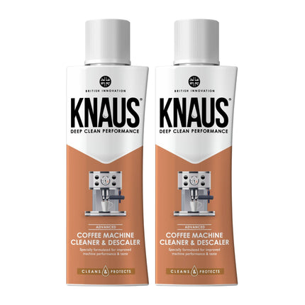 Knaus Coffee Machine Cleaner & Descaler 300ml x2-2050056827365888000