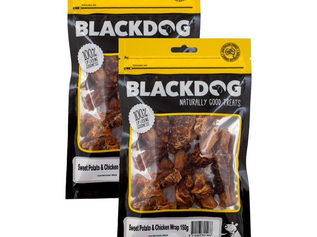 Blackdog Sweet Potato & Chicken 150g x 2pk-2018816603831013377