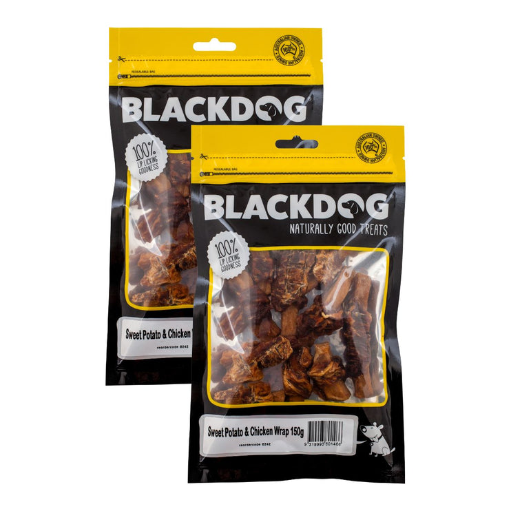 Blackdog Sweet Potato & Chicken 150g x 2pk-2018816603831013377