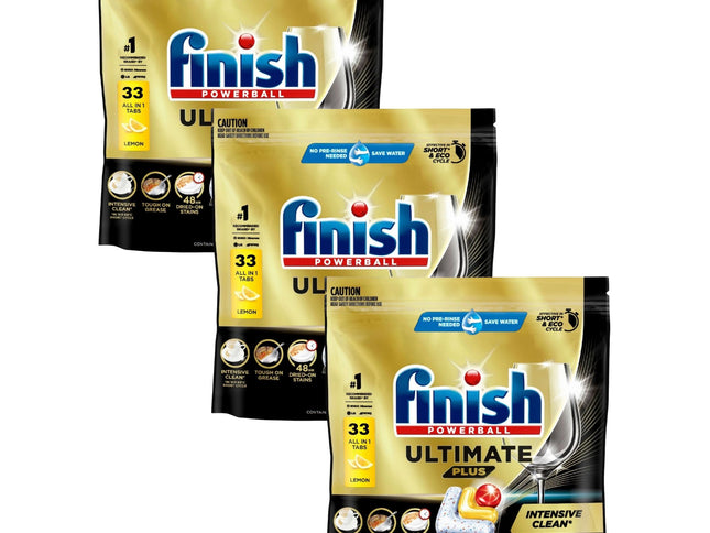 Finish Ultimate Plus x 99 Lemon Dishwasher Tablets-2029334113890209792