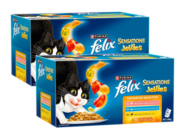 Felix Sensation Jellies Favourites Selection 36x85g x2-2017004933206904832