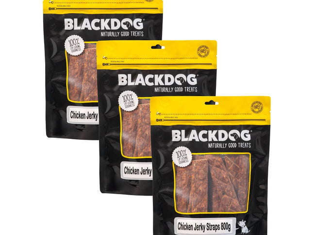 Blackdog Chicken Jerky Straps 800g x 3pk-2018816703814832129
