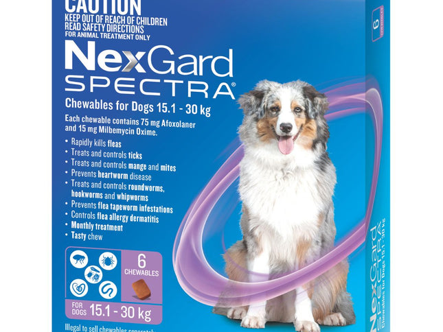 NexGard Spectra Dogs 15.1-30kg 6pk-2006732764975599618