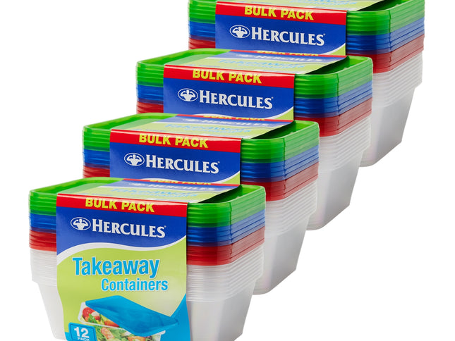 Hercules Takeaway Food Containers 12pk x 750ml x4-2050056823133835264