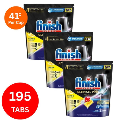 Finish Ultimate Pro x 195 Lemon Dishwasher Tablets-2006732782281297920