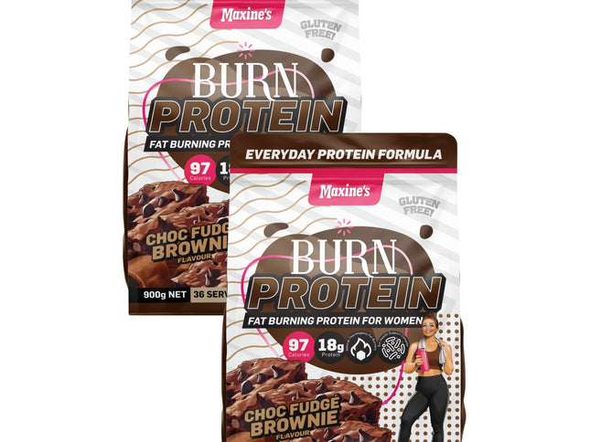 Maxines Burn Protein Choc Fudge Brownie 900g x2-2017004947282989056
