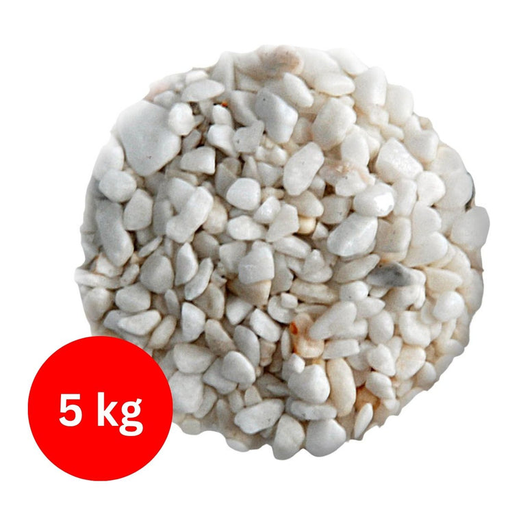 Showmaster 4-6mm Snow White Pebbles 5kg-2018816620033609728