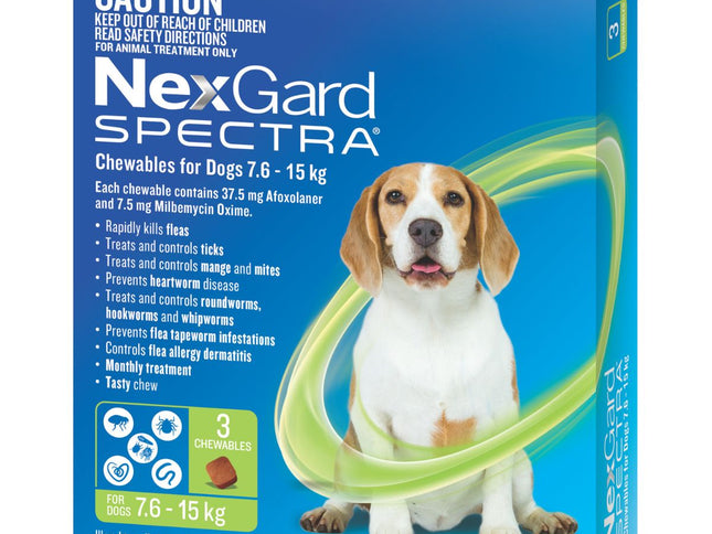 NexGard Spectra Dogs 7.6-15kg 3pk-2018816617575747586