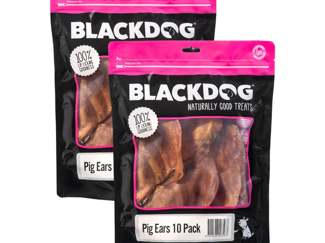 Blackdog Pigs Ear 10pk x 2pk-2006732750127763457