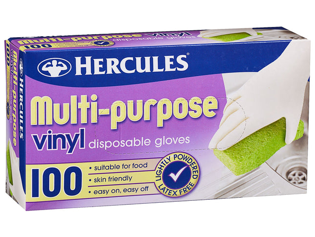 Hercules Multipurpose Vinyl Gloves 100pk-2017004936885309440