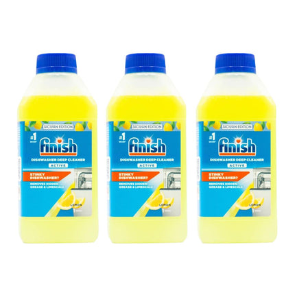 Finish 250ml Dishwasher Cleaner Lemon x3-2018816695845654528