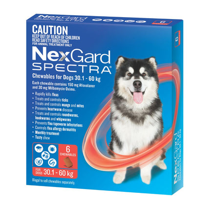 NexGard Spectra Dogs 30.1-60kg 6pk-2018816694658666499