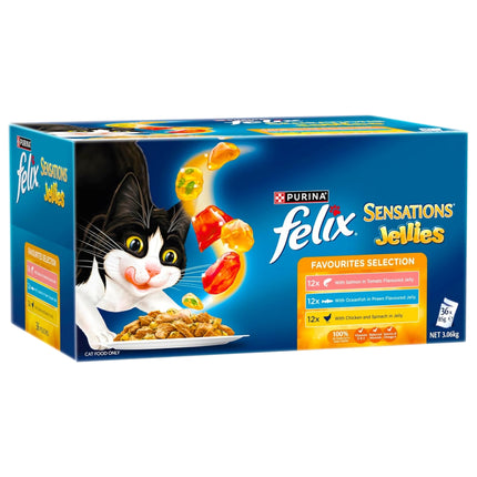 Felix Sensation Jellies Favourites Selection 36 x 85g-2017004933060104192