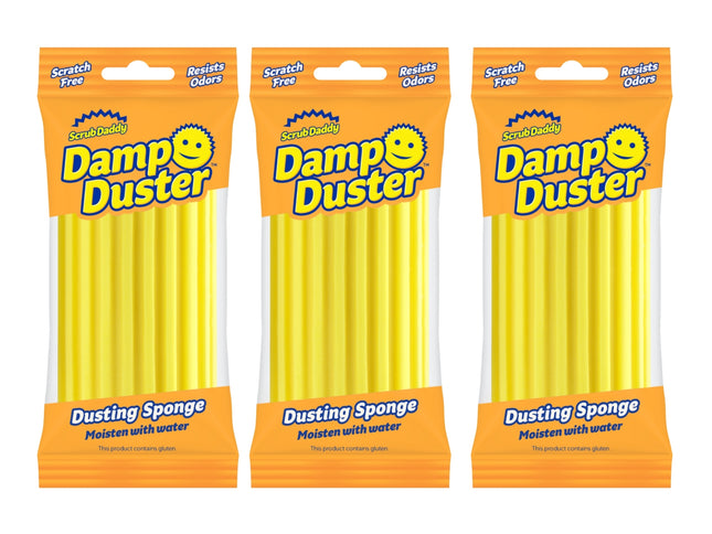 Scrub Daddy Damp Duster - Yellow x3-2017004953628971008