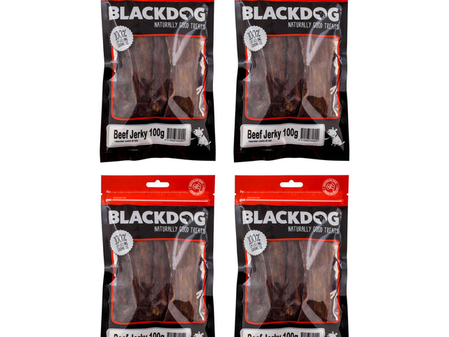 Blackdog Beef Jerky 100g x 4pk-2029387313854943233