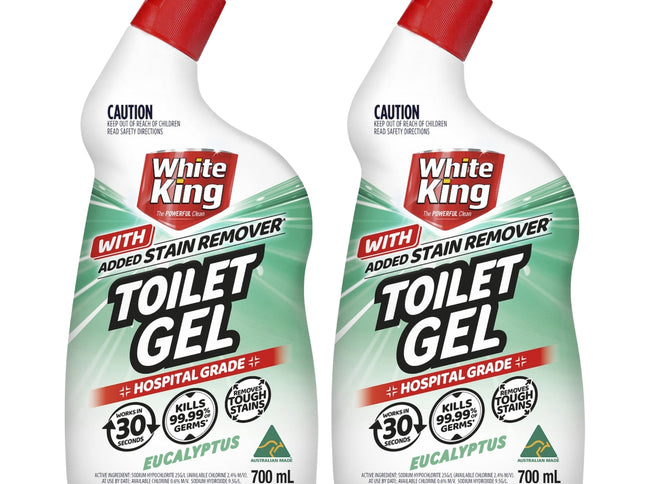 White King Toilet Gel Eucalyptus 700mL x2-2017004956187496448