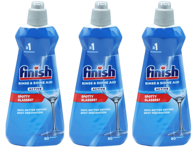 Finish Shine & Dry Regular Rinse Aid 400mL x3-2017004933819273216