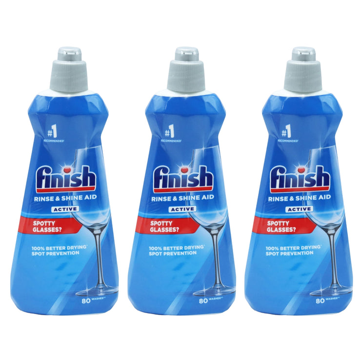 Finish Shine & Dry Regular Rinse Aid 400mL x3-2017004933819273216
