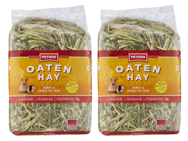Peters Oaten Hay 1kg x2-2017004950269333504