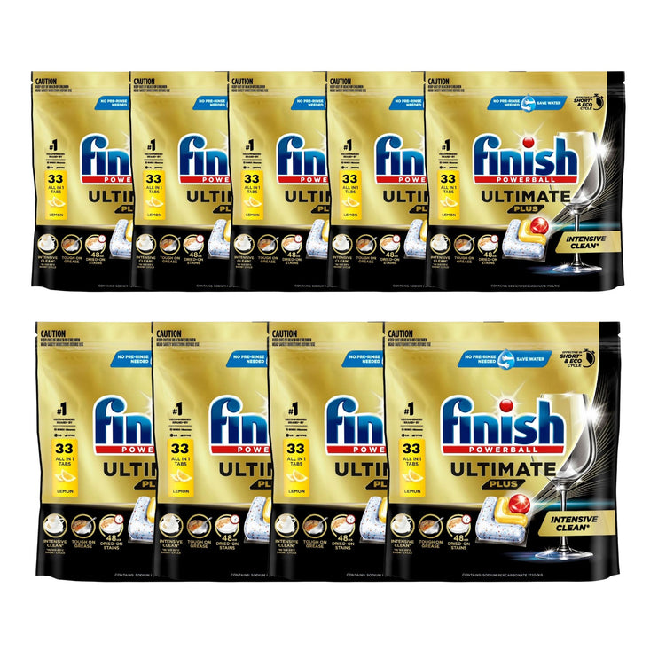 Finish Ultimate Plus x 297 Lemon Dishwasher Tablets-2029334114972340224