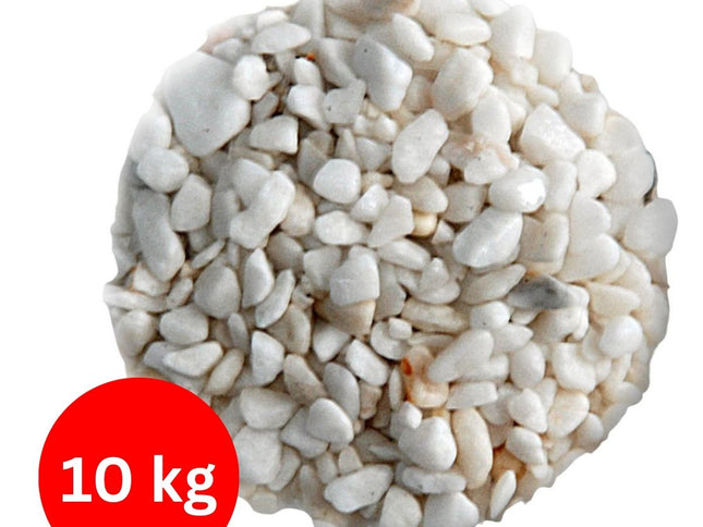 2x Showmaster 4-6mm Snow White Pebbles 5kg-2018816709686857728