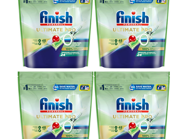 Finish Ultimate Pro 0% x 192 Dishwashing Tablets-2029334110853533696