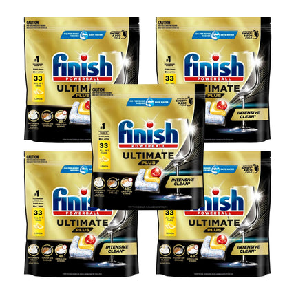 Finish Ultimate Plus x 165 Lemon Dishwasher Tablets-2029334114318028800