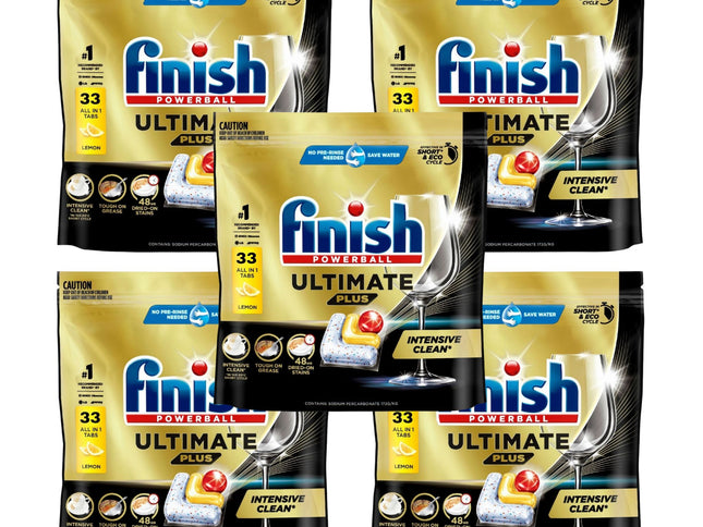 Finish Ultimate Plus x 165 Lemon Dishwasher Tablets-2029334114318028800
