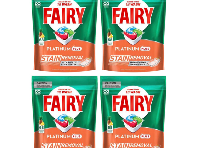 Fairy Platinum Plus x 272 Tropical Dishwasher Tablets-2029334108890599424