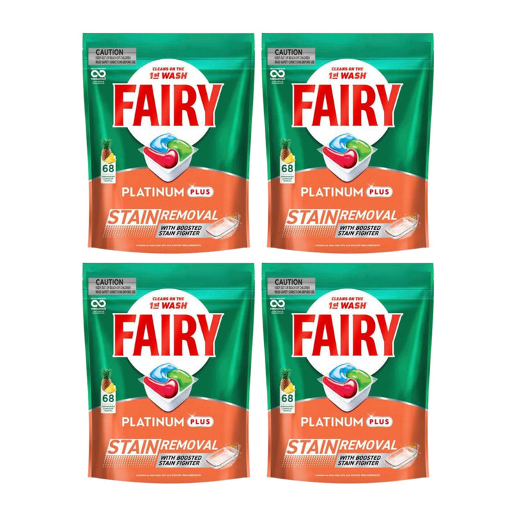 Fairy Platinum Plus x 272 Tropical Dishwasher Tablets-2029334108890599424