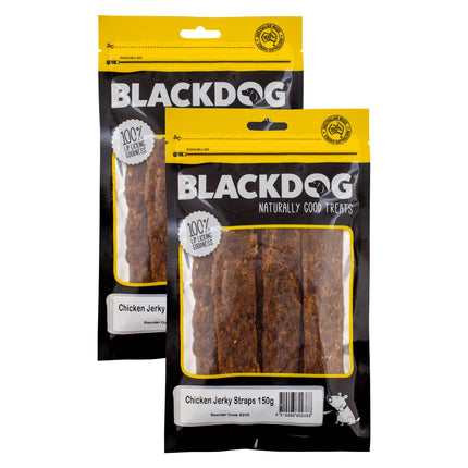Blackdog Chicken Jerky Straps 150g x 2pk-2006732749813190657
