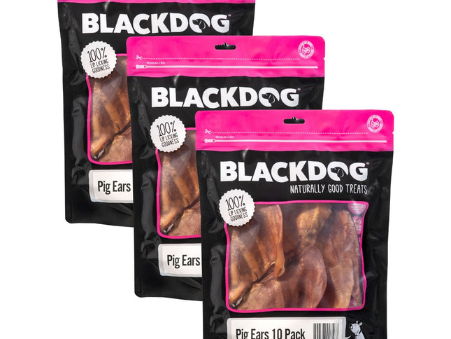 Blackdog Pigs Ear 10pk x 3pk-2006732750282952705