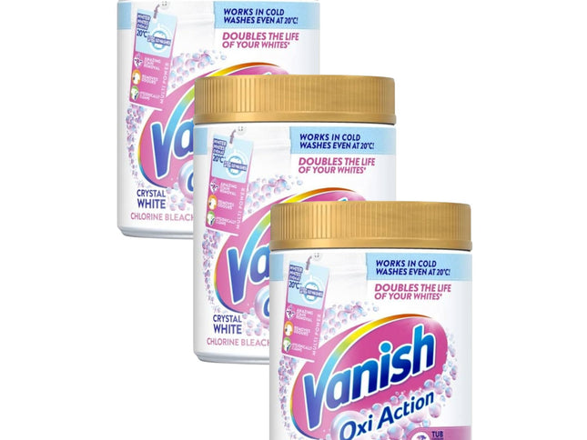 Vanish Gold Oxi Action Stain Remover Powder 1kg x3-2029334139882311680