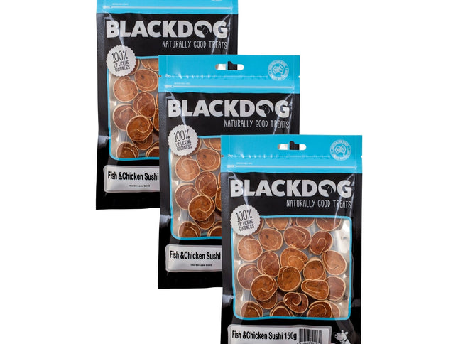 Blackdog Fish & Chicken Sushi 150g x 3pk-2029387316740624385