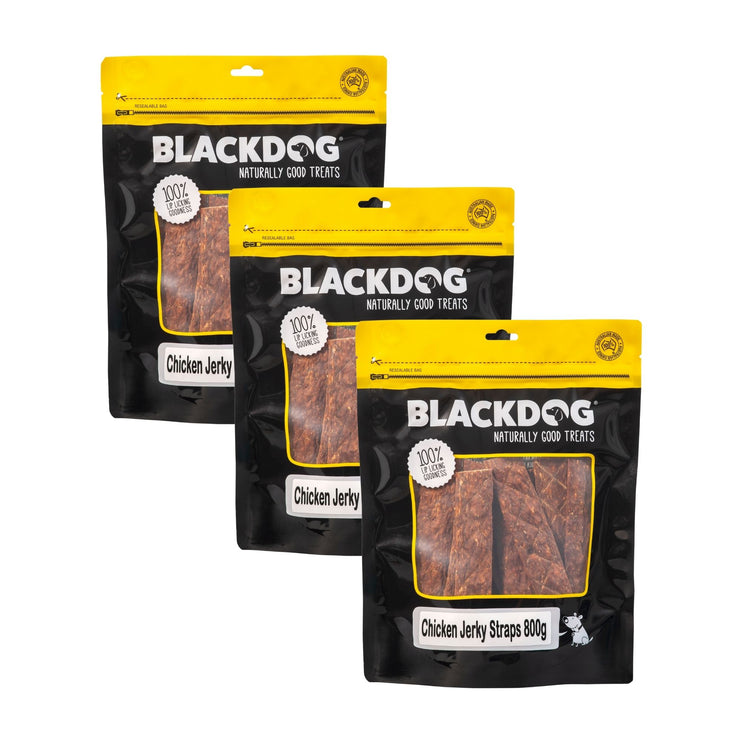 Blackdog Chicken Jerky Straps 800g x 3pk-2018816703814832128