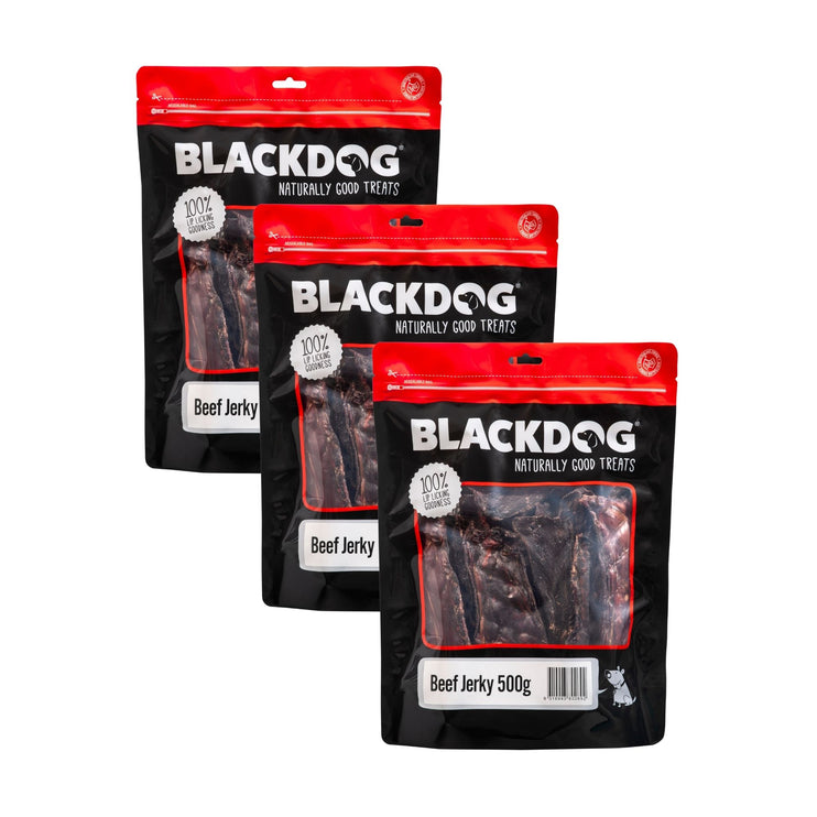 Blackdog Beef Jerky 500g x 3pk-2029387312277884929