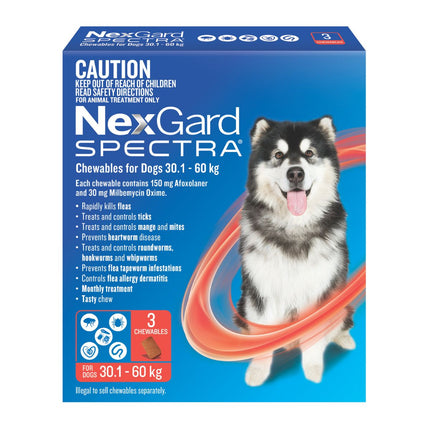 NexGard Spectra Dogs 30.1-60kg 3pk-2018816630674558978